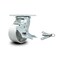 Service Caster 4 Inch Semi Steel Caster with Roller Bearing and Brake/Swivel Lock SCC SCC-30CS420-SSR-TLB-BSL - alternate 1